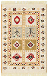 ARYA AR 28 RED  Yıkanabilir Çift Taraflı Modern Desenli Dokuma Kilim