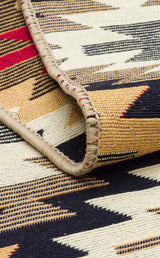 ARYA AR 33 RED  Yıkanabilir Çift Taraflı Modern Desenli Dokuma Kilim