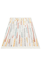 ARYA AR 34 MULTY  Yıkanabilir Çift Taraflı Modern Desenli Dokuma Kilim