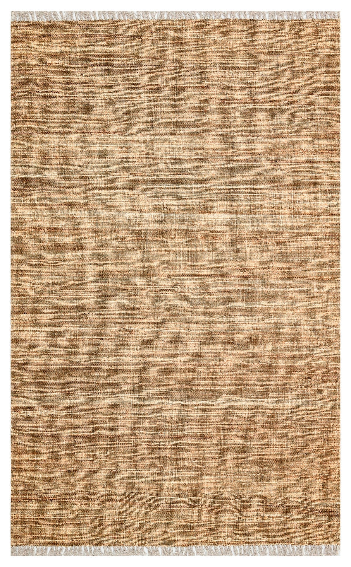 ASOS AS 01 NATURAL  Jüt Hasır Görünümlü Hav Toz Vermez Çift Taraflı Yıkanabilir Kilim