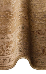 BABIL BBL 02 BRONZE  Yumuşak Dokulu Vintage Esintilere Sahip Over-dyed Sık Dokuma Salon Halısı