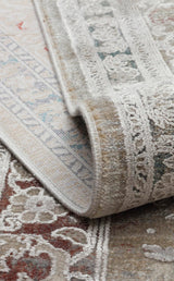 BABIL BBL 02 GREY  Yumuşak Dokulu Vintage Esintilere Sahip Over-dyed Sık Dokuma Salon Halısı