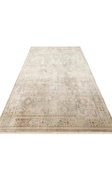 BABIL BBL 03 BEIGE  Yumuşak Dokulu Vintage Esintilere Sahip Over-dyed Sık Dokuma Salon Halısı