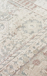 BABIL BBL 03 BEIGE  Yumuşak Dokulu Vintage Esintilere Sahip Over-dyed Sık Dokuma Salon Halısı