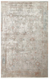BABIL BBL 03 GREY  Yumuşak Dokulu Vintage Esintilere Sahip Over-dyed Sık Dokuma Salon Halısı