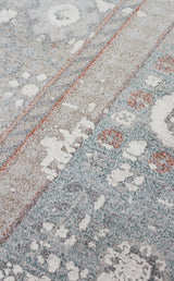 BABIL BBL 03 GREY  Yumuşak Dokulu Vintage Esintilere Sahip Over-dyed Sık Dokuma Salon Halısı
