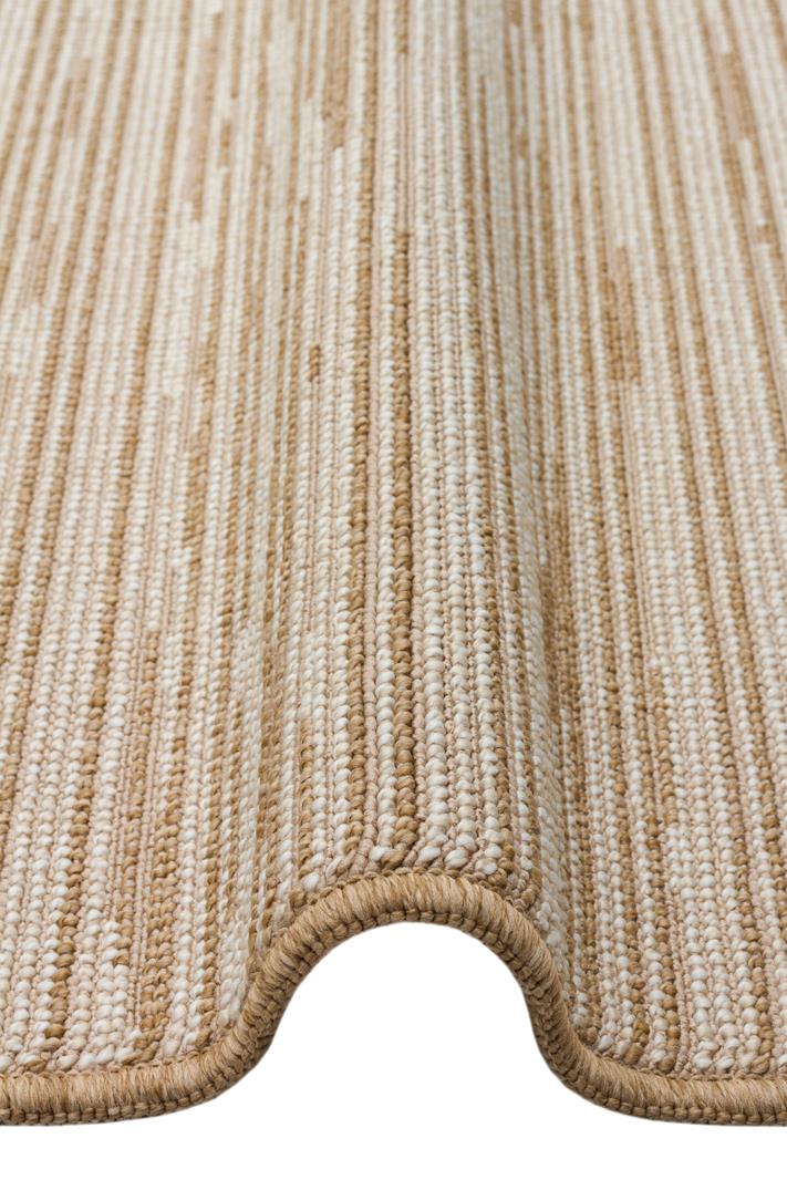 BALI JUTE BLJ 02 JUTE WHITE  Jüt Dokulu Hav Toz Vermeyen Modern Halı