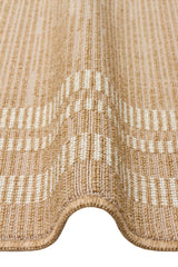 BALI JUTE BLJ 03 JUTE WHITE  Jüt Dokulu Hav Toz Vermeyen Modern Halı