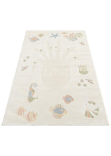 BAMBINO BMB 01 CREAM MULTY  Pastel Renkli Hav ve Toz Vermeyen Çocuk Halısı