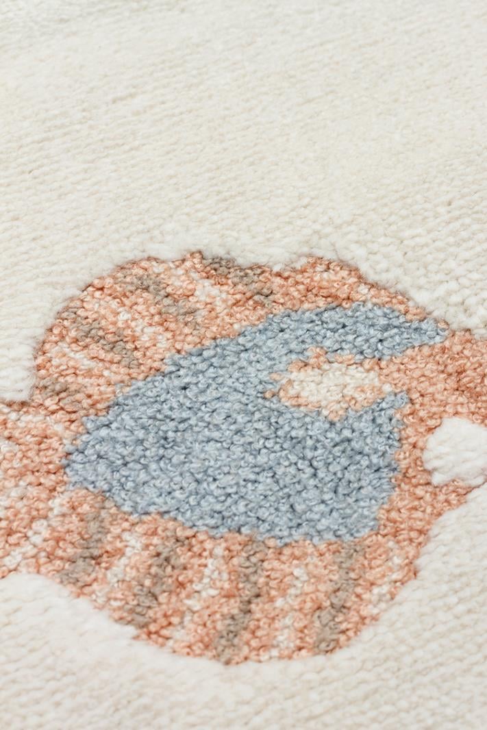 BAMBINO BMB 01 CREAM MULTY  Pastel Renkli Hav ve Toz Vermeyen Çocuk Halısı