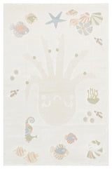 BAMBINO BMB 01 CREAM MULTY  Pastel Renkli Hav ve Toz Vermeyen Çocuk Halısı