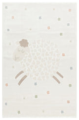 BAMBINO BMB 02 CREAM MULTY  Pastel Renkli Hav ve Toz Vermeyen Çocuk Halısı
