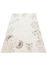 BAMBINO BMB 04 CREAM BEIGE  Pastel Renkli Hav ve Toz Vermeyen Çocuk Halısı