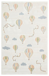 BAMBINO BMB 05 CREAM MULTY  Pastel Renkli Hav ve Toz Vermeyen Çocuk Halısı