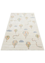 BAMBINO BMB 05 CREAM MULTY  Pastel Renkli Hav ve Toz Vermeyen Çocuk Halısı