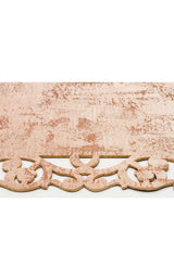 BIANCA BNC 05 BEIGE COPPER  Klasik Ve Modern İşleme ve Oymaya Sahip Parlak Bordürlü Suni Deri Halı