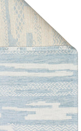 BIGA BG 01 BLUE  Hav Toz Vermez Kaymaz Tabanlı İnce Dokuma Modern Halı
