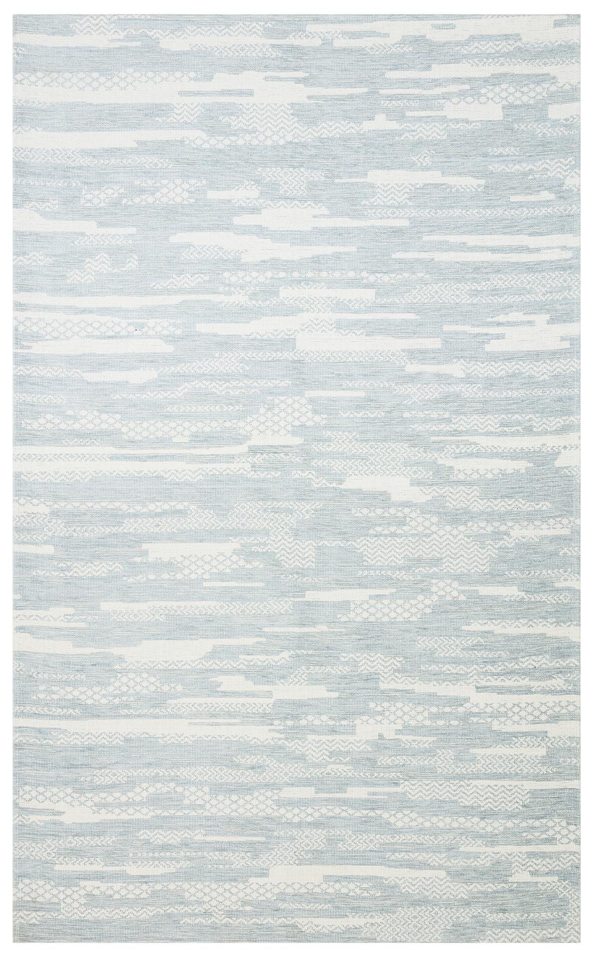 BIGA BG 01 BLUE  Hav Toz Vermez Kaymaz Tabanlı İnce Dokuma Modern Halı
