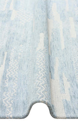 BIGA BG 01 BLUE  Hav Toz Vermez Kaymaz Tabanlı İnce Dokuma Modern Halı