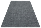 BROOKLYN BRK 01 ANTRASIT SILVER  Hasır Görünümlü Kaymaz Renkli Dokuma Modern Kilim