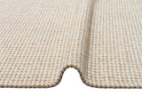 BROOKLYN BRK 01 CREAM SILVER  Hasır Görünümlü Kaymaz Renkli Dokuma Modern Kilim