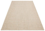 BROOKLYN BRK 01 CREAM SILVER  Hasır Görünümlü Kaymaz Renkli Dokuma Modern Kilim