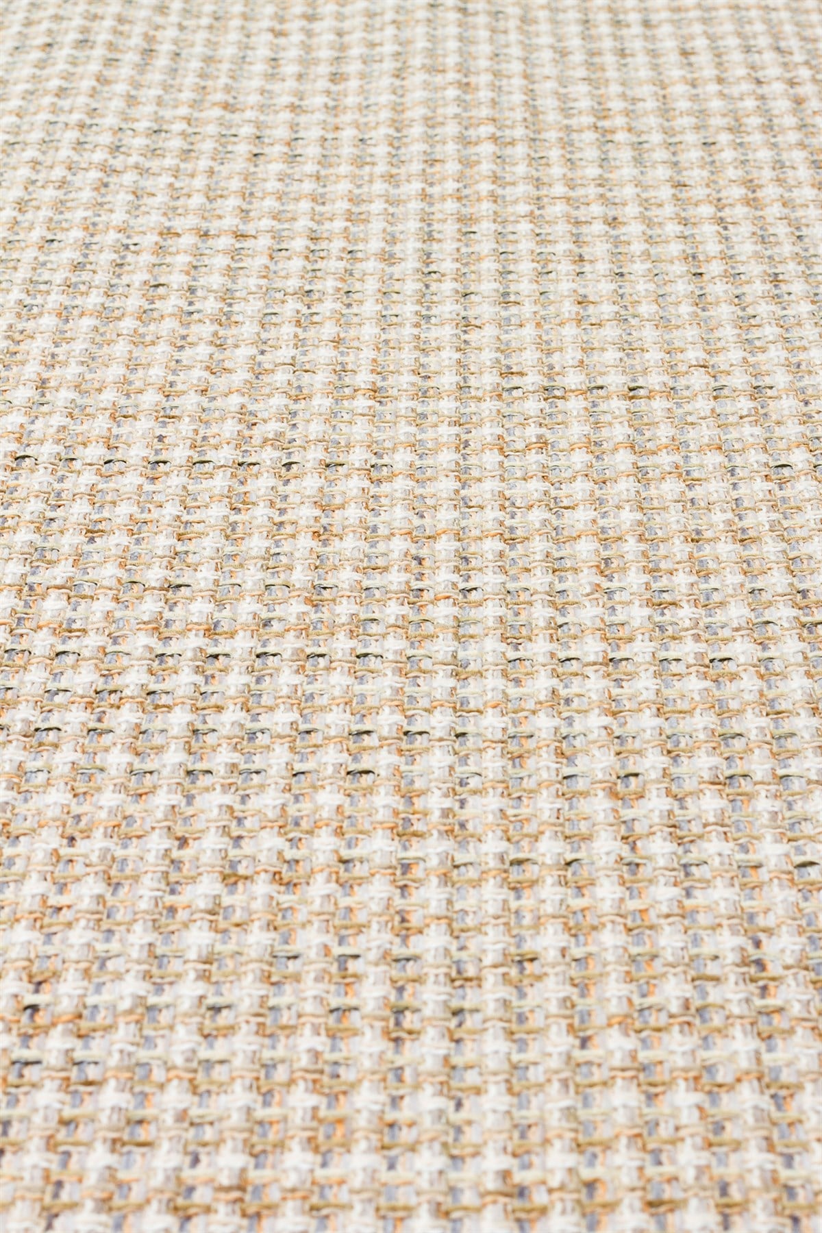BROOKLYN BRK 01 CREAM SILVER  Hasır Görünümlü Kaymaz Renkli Dokuma Modern Kilim