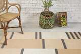 BROOKLYN BRK 14 NATURAL GREY  Hasır Görünümlü Kaymaz Renkli Dokuma Modern Kilim