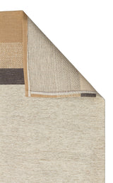 BROOKLYN BRK 14 NATURAL GREY  Hasır Görünümlü Kaymaz Renkli Dokuma Modern Kilim
