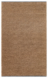 CAPRI CPR 01 BROWN  Hav Toz Vermez Kaymaz Kolay Kullanımlı Yıkanabilir Düz Renk Kilim