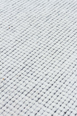 CAPRI CPR 01 WHITE  Hav Toz Vermez Kaymaz Kolay Kullanımlı Yıkanabilir Düz Renk Kilim