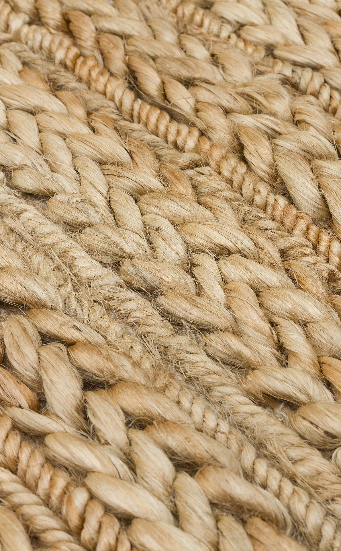 CHOTI CHOTI MIX NATURAL  El Dokuma Naturel Jüt Hasır Halı