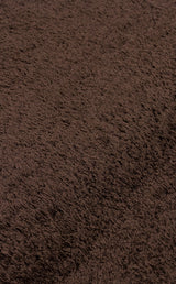 COMFORT 1006 BROWN  Kolay Kullanımlı Hav Toz Vermez Yumuşak Dokulu Modern Pofuduk Shaggy Halı