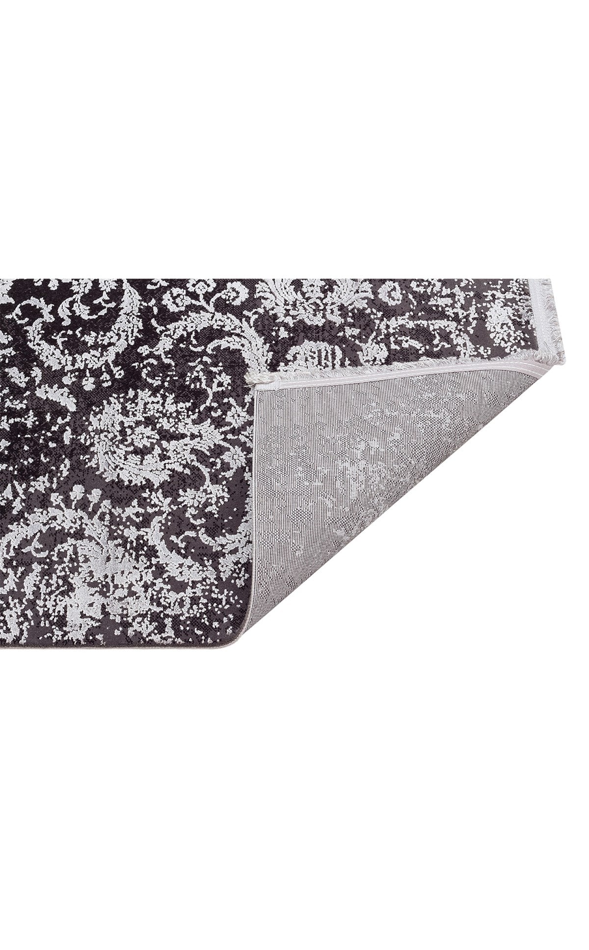 CORDOBA NEW DB 02 ANTRASIT GREY NW  Parlak Yüksek Alçak Dokulu Modern Makine Halısı