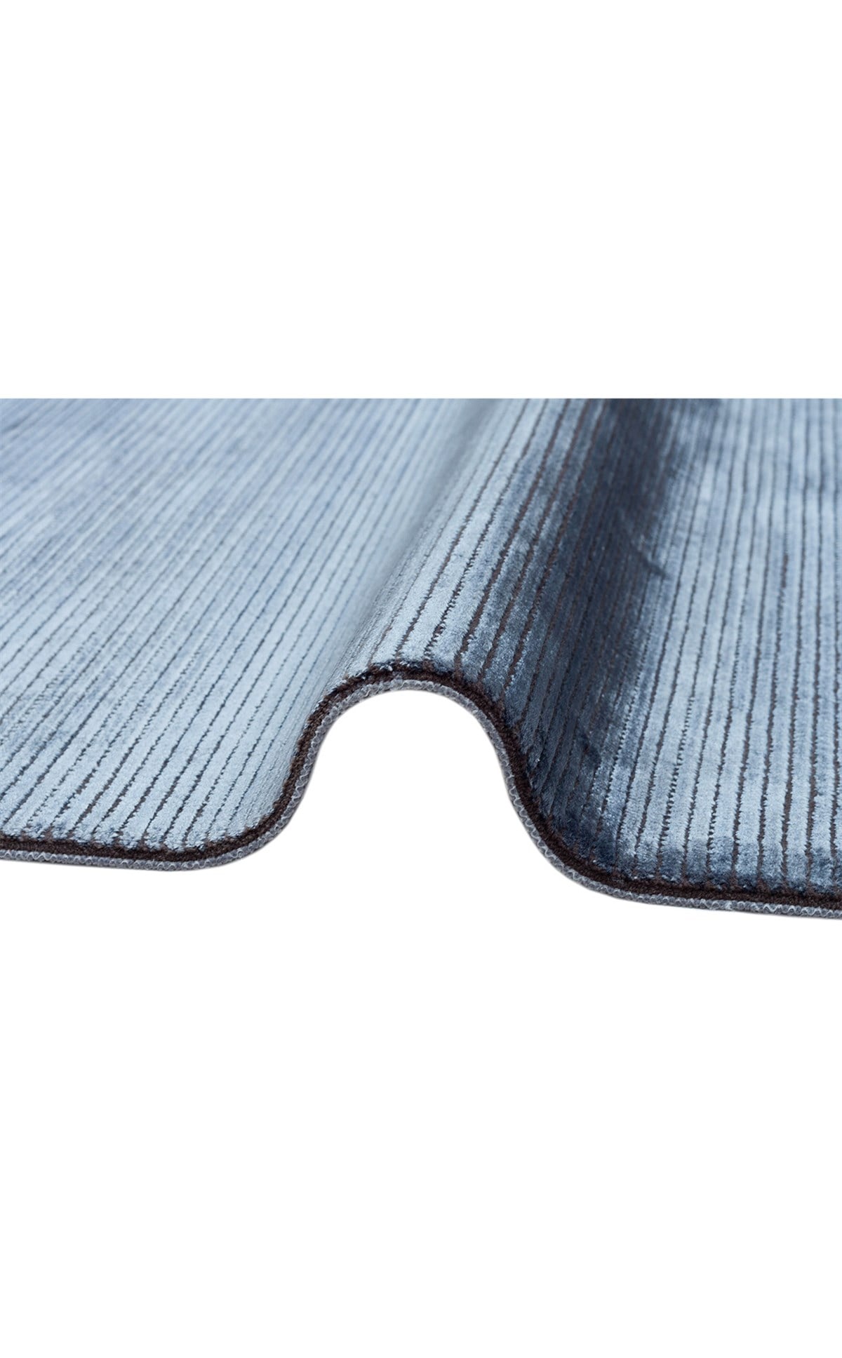 CORDOBA NEW DB PLAIN MARINE NW  Parlak Yüksek Alçak Dokulu Modern Makine Halısı