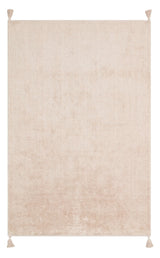 COTTON BOON CBN PLAIN BEIGE  Yıkanabilir Kaymaz Tabanlı Naturel Pamuk Bebek Halısı