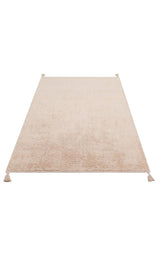COTTON BOON CBN PLAIN BEIGE  Yıkanabilir Kaymaz Tabanlı Naturel Pamuk Bebek Halısı