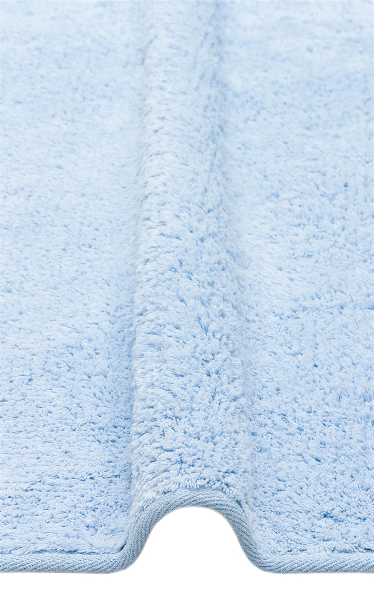 COTTON BOON CBN PLAIN BLUE Q  Yıkanabilir Kaymaz Tabanlı Naturel Pamuk Bebek Halısı