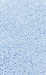 COTTON BOON CBN PLAIN BLUE  Yıkanabilir Kaymaz Tabanlı Naturel Pamuk Bebek Halısı