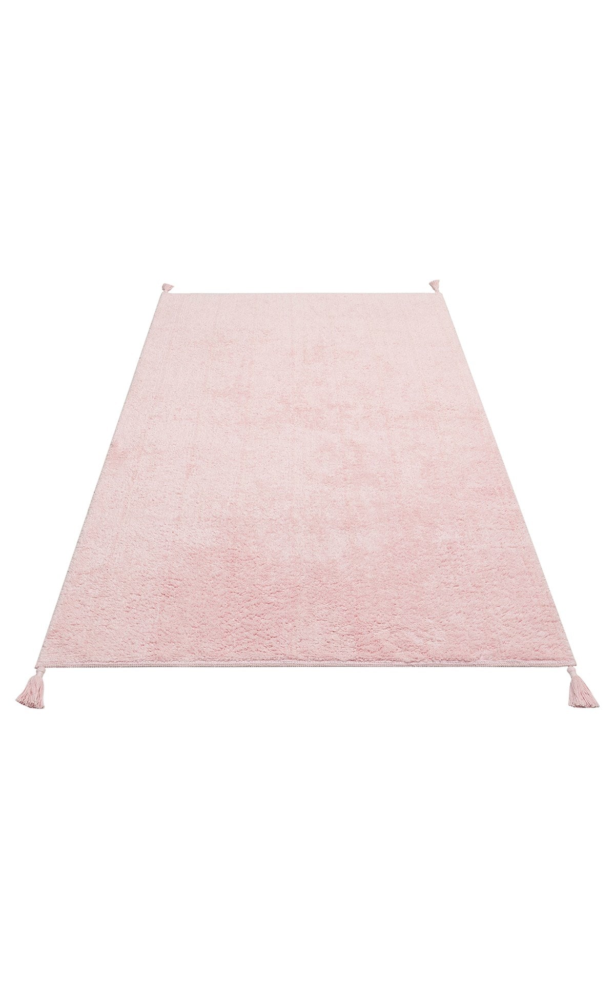 COTTON BOON CBN PLAIN POWDER  Yıkanabilir Kaymaz Tabanlı Naturel Pamuk Bebek Halısı