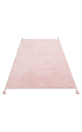 COTTON BOON CBN PLAIN POWDER  Yıkanabilir Kaymaz Tabanlı Naturel Pamuk Bebek Halısı