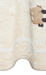 COTTON BOON XXW CBN 09 MULTY XXW  Yıkanabilir Kaymaz Tabanlı Naturel Pamuk Bebek Halısı