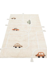 COTTON BOON XXW CBN 09 MULTY XXW  Yıkanabilir Kaymaz Tabanlı Naturel Pamuk Bebek Halısı