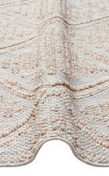 COZY CZY 03 GREY BEIGE  Hav Toz Vermez Modern Örgü Dokuma Makine Halısı