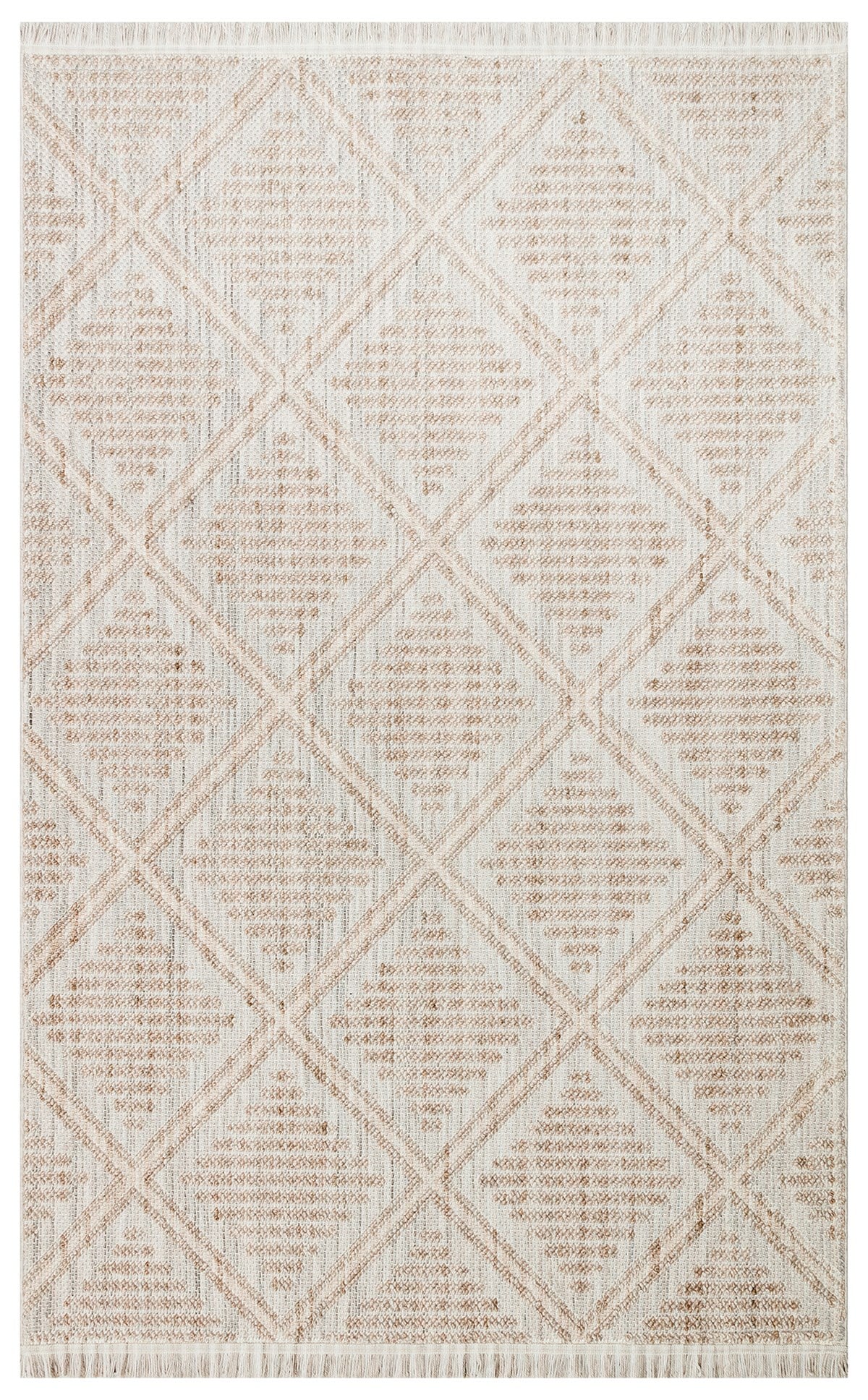 COZY CZY 03 GREY BEIGE  Hav Toz Vermez Modern Örgü Dokuma Makine Halısı
