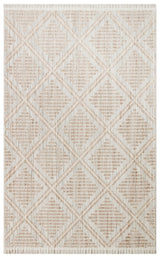 COZY CZY 03 GREY BEIGE  Hav Toz Vermez Modern Örgü Dokuma Makine Halısı