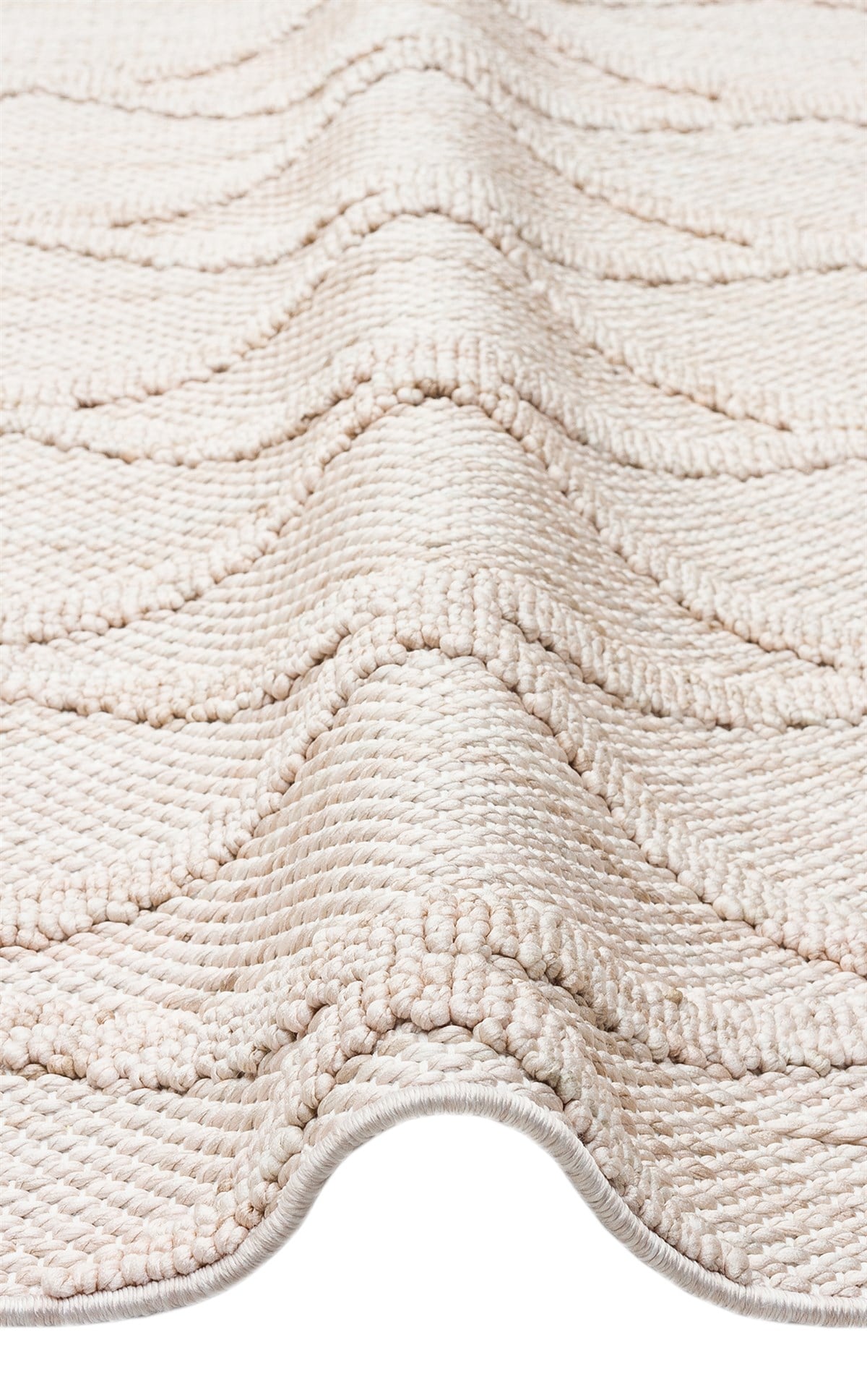COZY CZY 04 BEIGE  Hav Toz Vermez Modern Örgü Dokuma Makine Halısı