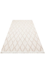 COZY CZY 04 BEIGE  Hav Toz Vermez Modern Örgü Dokuma Makine Halısı