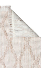 COZY CZY 04 BEIGE  Hav Toz Vermez Modern Örgü Dokuma Makine Halısı