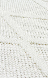 COZY CZY 04 CREAM  Hav Toz Vermez Modern Örgü Dokuma Makine Halısı